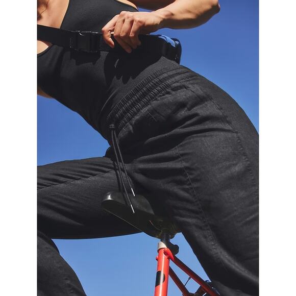 Athleta 2025 1X Retreat High Rise Linen Ankle Pant Black 658556 - Picture 2 of 11